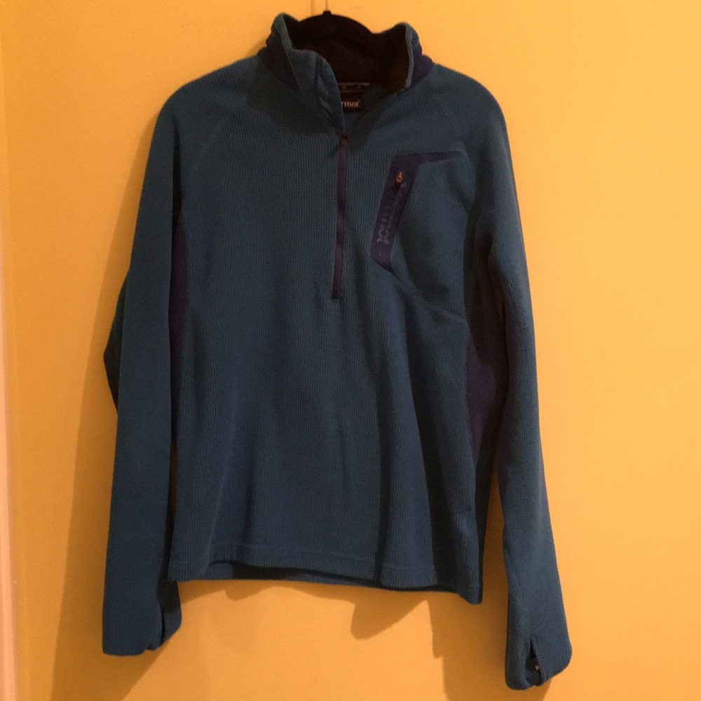 Marmot waffle fleece top